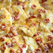 Pepperoni Pizza Nachos