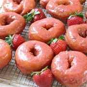 Strawberry Donuts