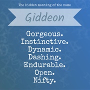 Giddeon
