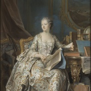 Portrait of the Marquise De Pompadour - La Tour