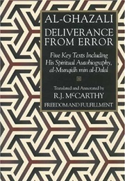 Deliverance From Error (Abu Hamid Al-Ghazali)