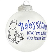 Baby Sitter Ornament