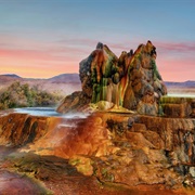 Fly Geyser, Nevada, USA
