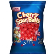 Shari Cherry Sour Balls