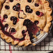 Saskatoon Rhubarb Pie