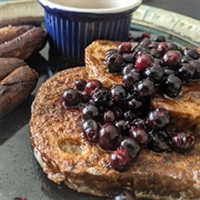 Saskatoon Berry French Toast