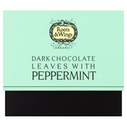 Roots & Wings Peppermint Dark Chocolate Leaves