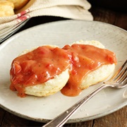 Tomato Gravy and Biscuits