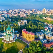 Andriyivskyy Descent & St. Andrew's Church, Kiev