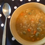 Soupe Aux Gourganes (Fava Beans Soup)