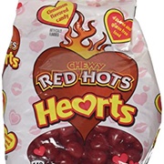 Red Hots Chewy Hearts