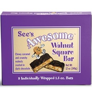 See's Awesome Walnut Square Bar