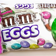 M&Ms Speckled Eggs Coconut