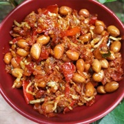 Sambal Teri Medan Kacang