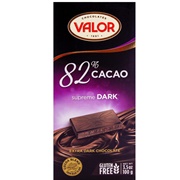 Valor 82% Cacao Supreme Dark