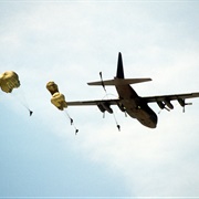Parachute From a C-130