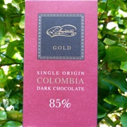 L&#39;amourette Gold Single Origin Colombia Dark Chocolate 85%
