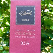 L'amourette Gold Single Origin Colombia Dark Chocolate 85%