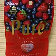 Kanro Pure Strawberry Blueberry Gummy