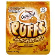 Goldfish Puffs Twisted Grilled Cheese