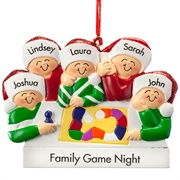 Family Game Night Ornament