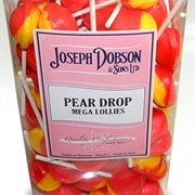 Joseph Dobson Pear Drop Mega Lollies
