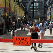 Walked or Biked on Expanded Pedestrian and Cycling Space in Your City