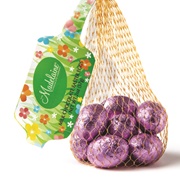 Madelaine Purple Foil Chocolate Eggs