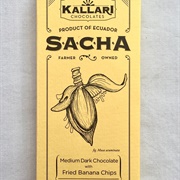 Kallari Sacha Fried Banana Chips 73% Cacao