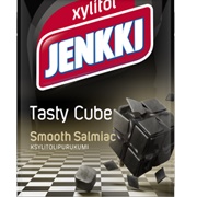 Jenkki Tasty Cube Smooth Salmiac Gum