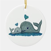 Baby Whale Ornament