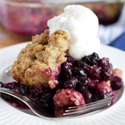 Saskatoon Berry Crisp