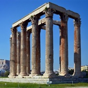 Temple of Olympian Zeus. Athens, Greece