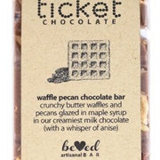 Ticket Waffle Pecan Chocolate Bar