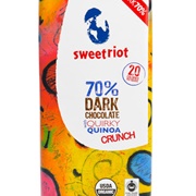 Sweetriot 70% Dark Chocolate W/ Quirky Quinoa Crunch