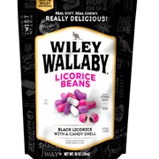 Wiley Wallaby Licorice Beans
