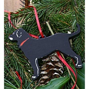 Black Dog Ornament