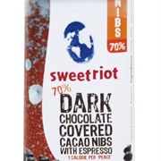 Sweetriot Dark Chocolate Covered Cacao Nibs