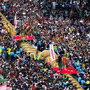 Naha Tug-Of-War, Okinawa, Japan