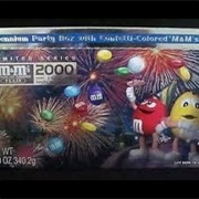 M&Ms 2000 Millennium Party Bar