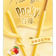 Pocky Milk and Mango Mousse