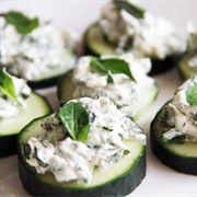 Cucumber With Cream Cheese