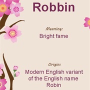 Robbin