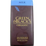 Green &amp; Black&#39;s Organic Milk Chocolate