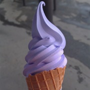 Ube Soft Serve