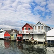 Canandaigua City Pier Boat Houses