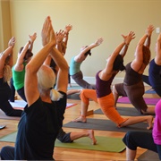 Take a Hot Yoga Class