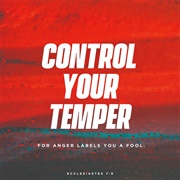 Hold Your Temper