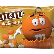 M&Ms White Pumpkin Pie