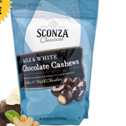 Sconza Milk &amp; White Chocolate Cashews
